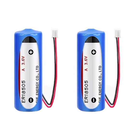 2-Pack ER18505 3.6V A Battery 4000mAh High-capacity Lithium Batteries for Smart Meter