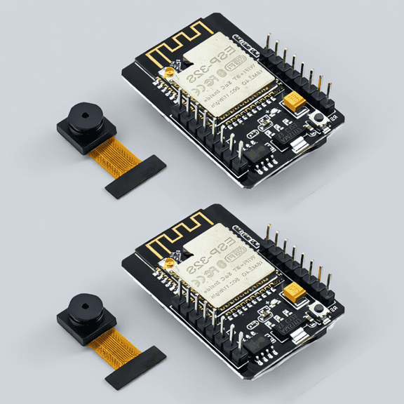 2-Pack ESP32-CAM WiFi Bluetooth Development Board with OV Camera Module, Compatible