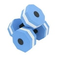 thumbnail image 1 of 2-Pack EVA Foam Water Aerobics Dumbbells | Buoyant Pool Exercise Weights for Aqua Fitness | 11" Length | 6.3" Diameter | Soft Grip Handles | Swim & Spa Workout Equipment, 1 of 4