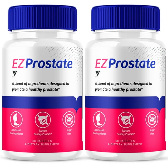 (2 Pack) EZ Prostate Capsules Easy Prostate Advanced Supplement (120 Capsules)