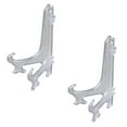 thumbnail image 1 of 2-Pack Clear Plastic Easel Display Stands – 6.5” Hinged Plate & Picture Holders for Home Décor, Weddings, and Art Displays, 1 of 4