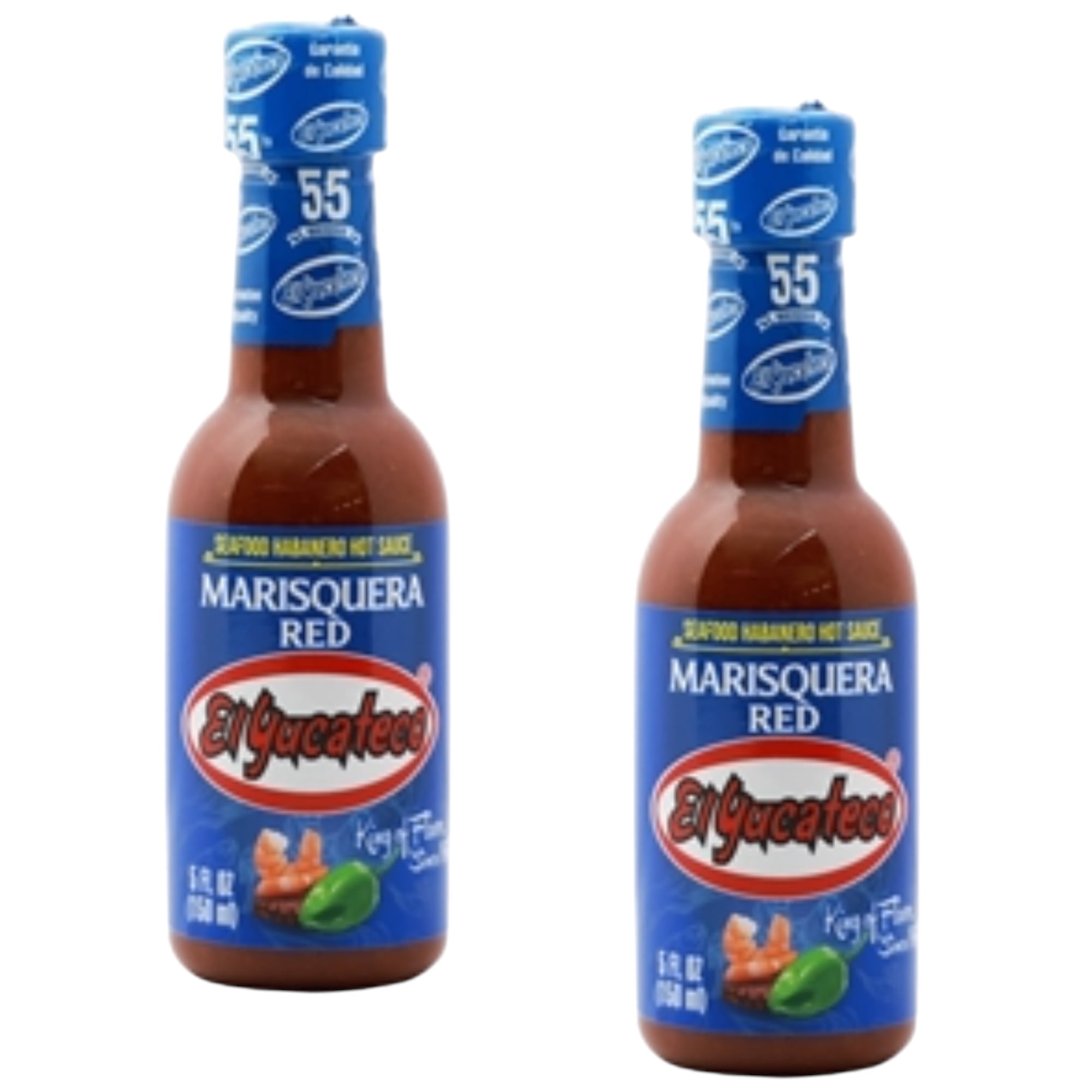 ( 2 Pack ) El Yucateco Marisquera Red Hot Sauce, 5 oz