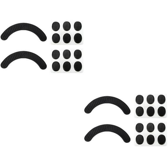 Set of 2 Mutes Drum Practice Pad Kit Stickers Adjustable