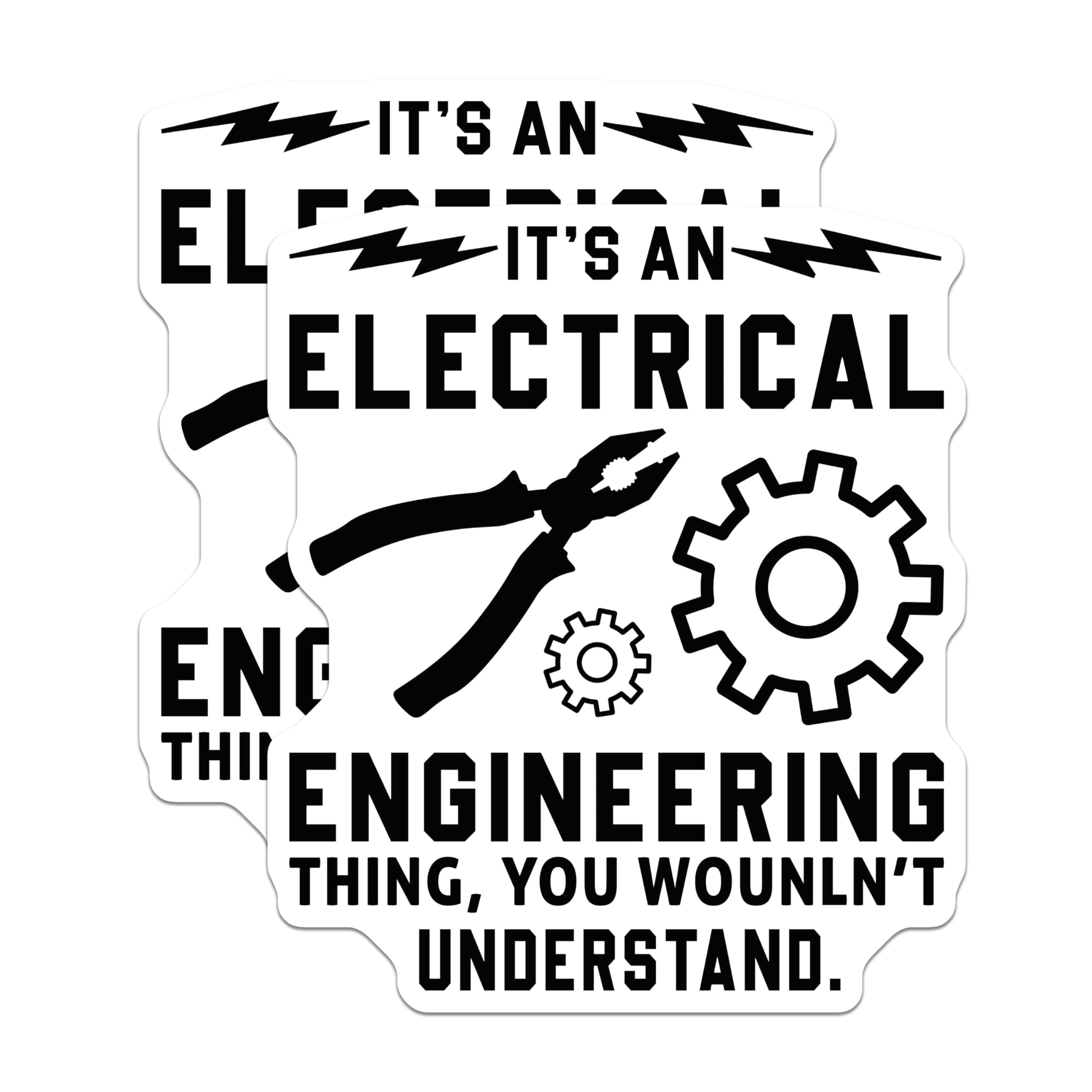 (2 Pack) Electrical Engineering Magnets - Funny Electrician Student ...