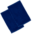 thumbnail image 1 of 2-Pack Elegani Towels -16” x 26” Premium 100% Cotton Terry Velour Hand & Face Sports Gym Towel Set - Royal Blue, 1 of 4