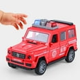 thumbnail image 1 of 2 Pack Emergency Vehicle Toy Playsets, Friction Powered Vehicles, Including Fire Truck, Armed Police Toy, Special Police Car and Public Security, Best Toddler Kids Boys Gifts, 1 of 7
