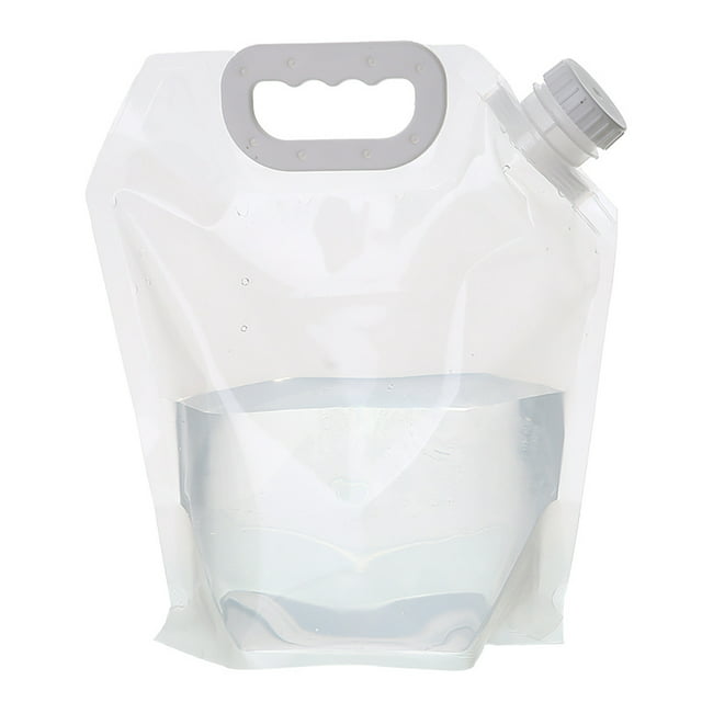 2 Pack Emergency Water Bag Outdoor Folding Water Bag Water Carrier Tank ...