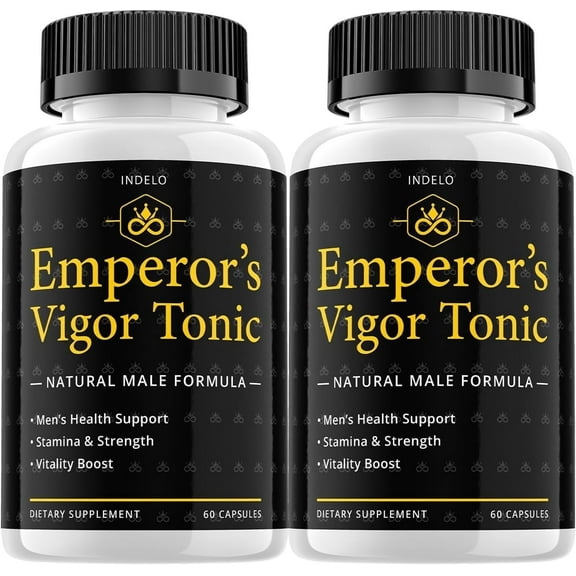 2 Pack Emperor's Vigor Tonic Pills for Men, Emperor's Vigor Tonic High Performance Supplements Emperor's Vigor Tonic Reviews, Emperor's Vigor Tonic Advanced, Yellow Emperor's Vigor 120 Capsules