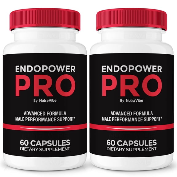 (2 Pack) Endopower Pro Pills, Dietary Supplement for Overall Health, Complete Daily Formula for Maximum Strength, Advanced Formula Capsules, Endo Power Pro Reviews (120 Capsules)