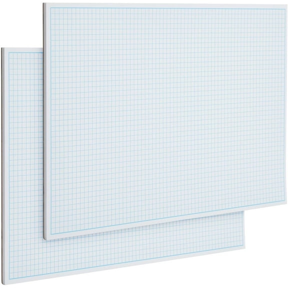 2 Pack Engineering Pads, 11x17 Quadrille Grid Paper for Drafting, Engineering, Blueprint Drawing, Architect Designers (4 Squares Per Inch, 50 Sheets Each Pad)