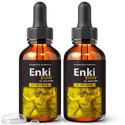 2 Pack Enki Elixir Drops   Daily Liquid Formula with a Clean, Natural Blend to Support Natural Flow, Balanced Levels & Healthy Circulation | Convenient for Consistent Use 60 Servings
