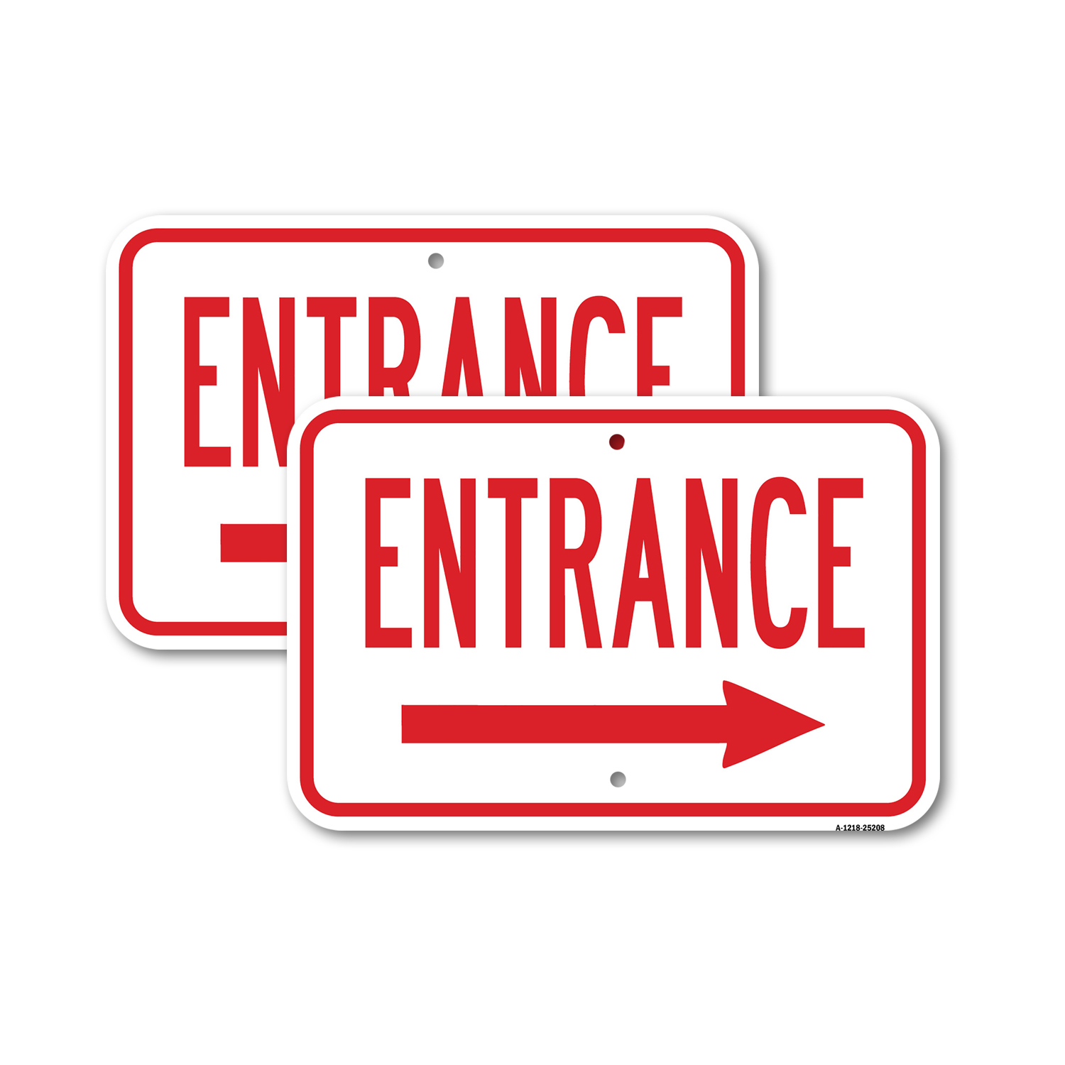 (2 Pack) Entrance With Right Arrow | 18