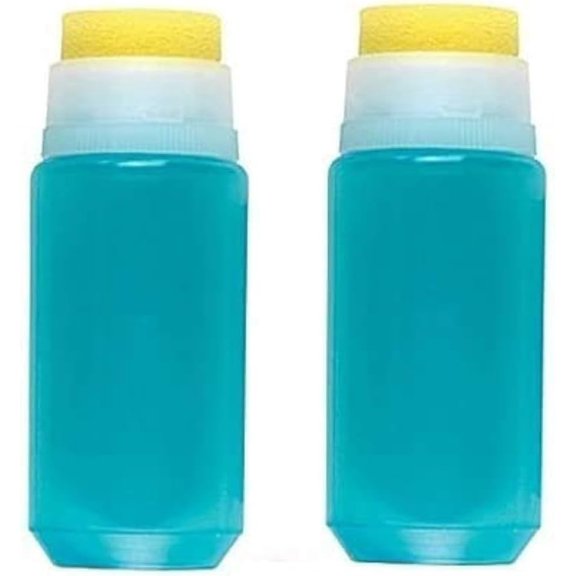 2 Pack Envelope Sealing Moistener with Floating Ball Refillable Water Activator Efficient No-Mess Tool for Stamps & Envelopes