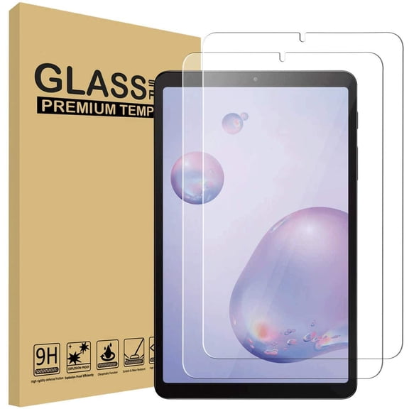 [2 Pack] EpicGadget Glass Screen Protector for Samsung Galaxy Tab A 8.4 SM-T307 (Released in 2020), Ultra HD Clear Anti Bubble Anti Scratch 9H Hardness Tempered Glass Screen Film