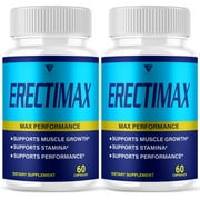 2 Pack Erectimax Capsules, Erectimax Pills for Daily High Drive, Erectimax Reviews 120 Capsules