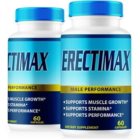 (2 Pack) Erectimax Capsules Official Erecti Max All-Natural Pills for Physical Health & Overall Well-Being, Premium Pastillas for Energy, Vitality & Wellness Support, Reviews (120 Capsules)
