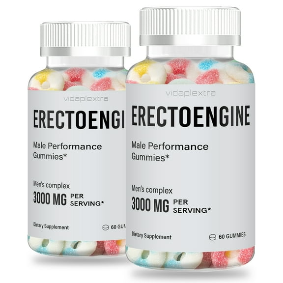 (2 Pack) Erecto Engine Gummies - Erecto Engine Male Gummies