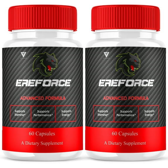 (2 Pack) Ereforce Advanced Formula, Ereforce Daily Health Formula (120 Capsules)