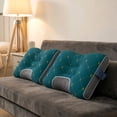 thumbnail image 1 of 2-Pack Ergonomic Pillows | Honeycomb Breathable Design, Soft Support, Washable & All-Season Use(green), 1 of 6