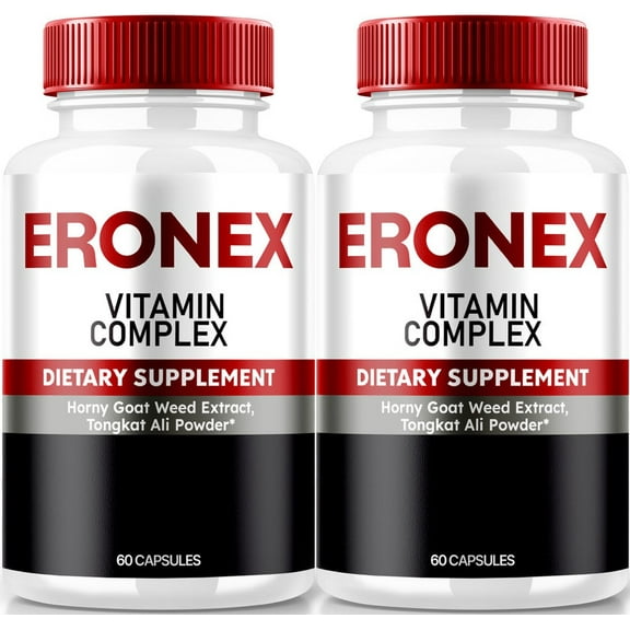 (2 Pack) Eronex Capsules, Eronex Maximum Power and Vitality Support, All-Natural 1200 MG Pills, Extra Strength Multivitamins for Overall Health, Ero Nex Reviews (120 Capsules)