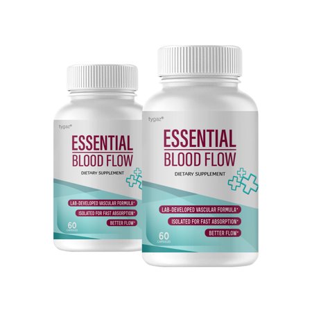 (2 Pack) Essential Blood Flow - Essential Blood Flow Capsules
