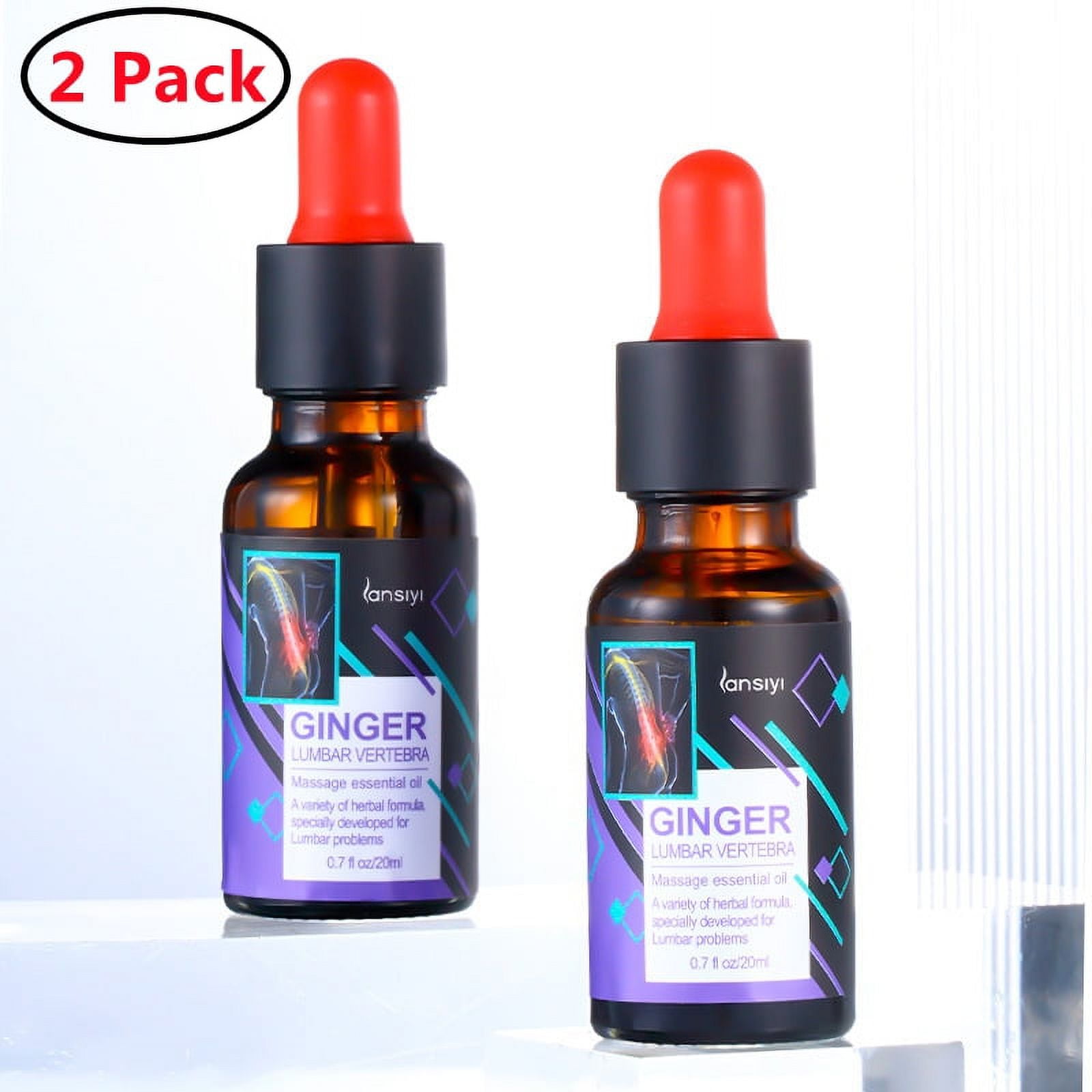 2 Pack Essential Oil for Swelling and Pain Pure, Therapeutic Grade