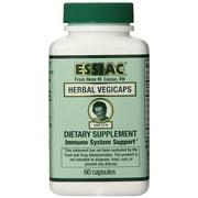 (2 Pack) Essiac International Essiac Herbal Supplement Vegicaps 500mg 60 Capvegi
