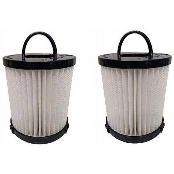 Casa Vacuums 2 pack Eureka DCF21 Dust Cup Filter for AS1000, AS1040, 3270, 3280, 4230, 4240, 8810, 8860, 8870 Upright Vacuums, black