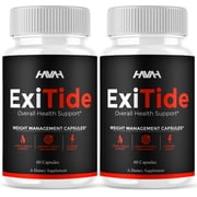 2 Pack ExiTide Weight Management, Exitide Supplement 120 Capsules