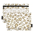 2 Pack Expandable Flip Folders with Clear PVC Window Binder Pouches 3 ...