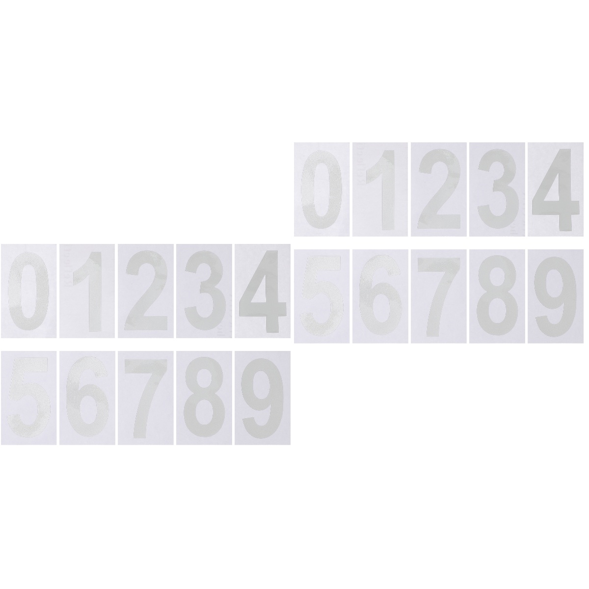 External Numbers 2 Pack External Mailbox Number outside Numbers Reflective Decals ...