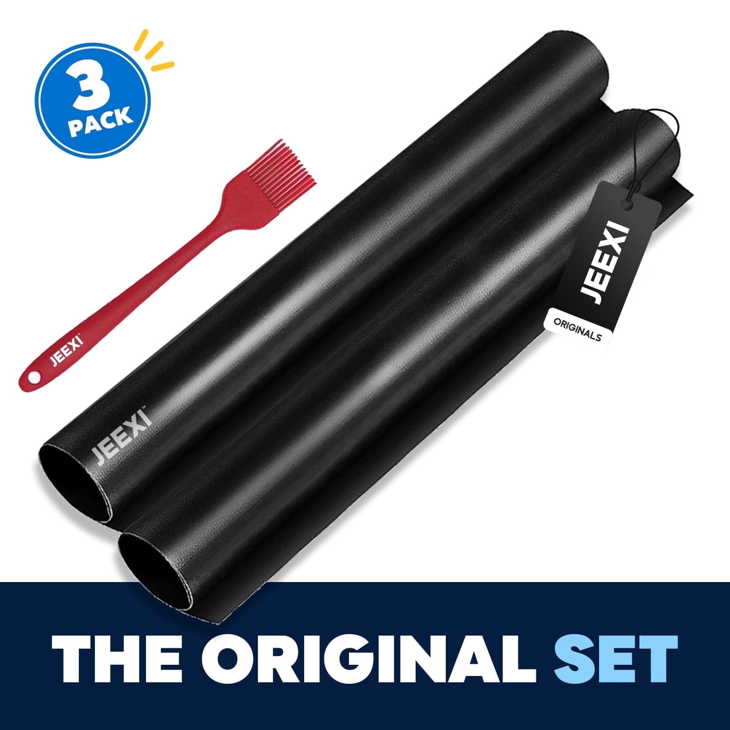 Walmart sales :  "Jeexi 2 Pack Nonstick Oven Liners 17""x 25"", Teflon Grill Mats, BPA/PFOA Free, for Electric/Gas Oven, Microwave, Grills"