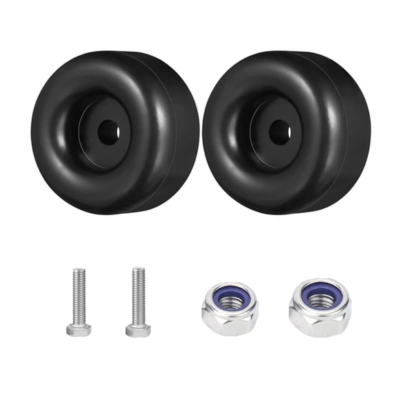 2-Pack Extreme Heavy Duty Rubber Anti-Vibration Isolator Pads, Universal Dampener for Pressure Washers, Generators, Compressors, Amps & Trailers