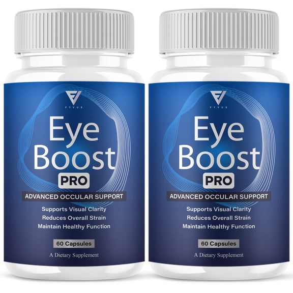 (2 Pack) Eye Boost Pro Maximum Strength, EyeBoost Supplement (120 Capsules)