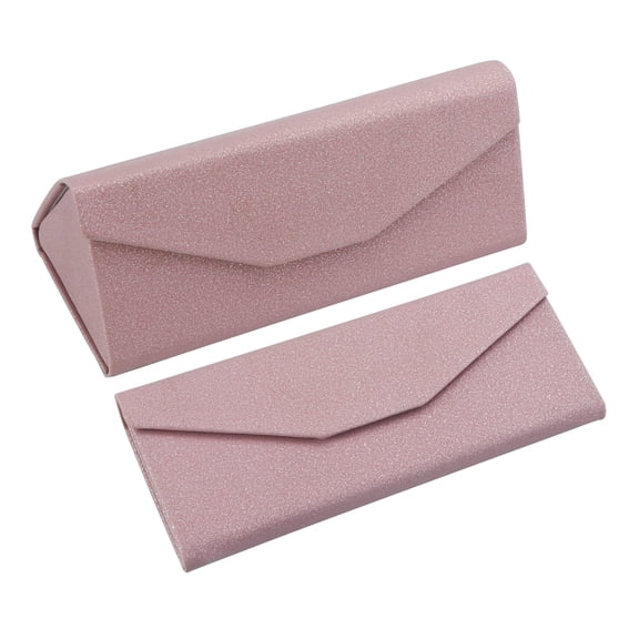 2 Pack Eyeglass Case Hard Shell with Foldable Design, Portable Sunglass Case for Glasses Protection , Lightweight