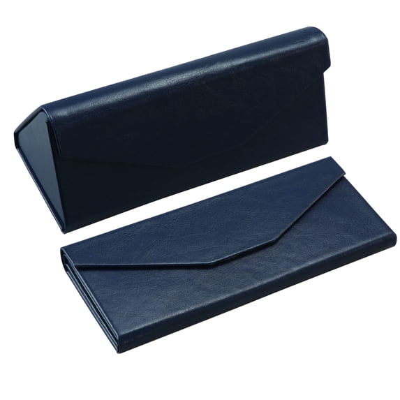 2 Pack Eyeglass Case Hard Shell with Foldable Design, Portable Sunglass Case for Glasses Protection , Lightweight