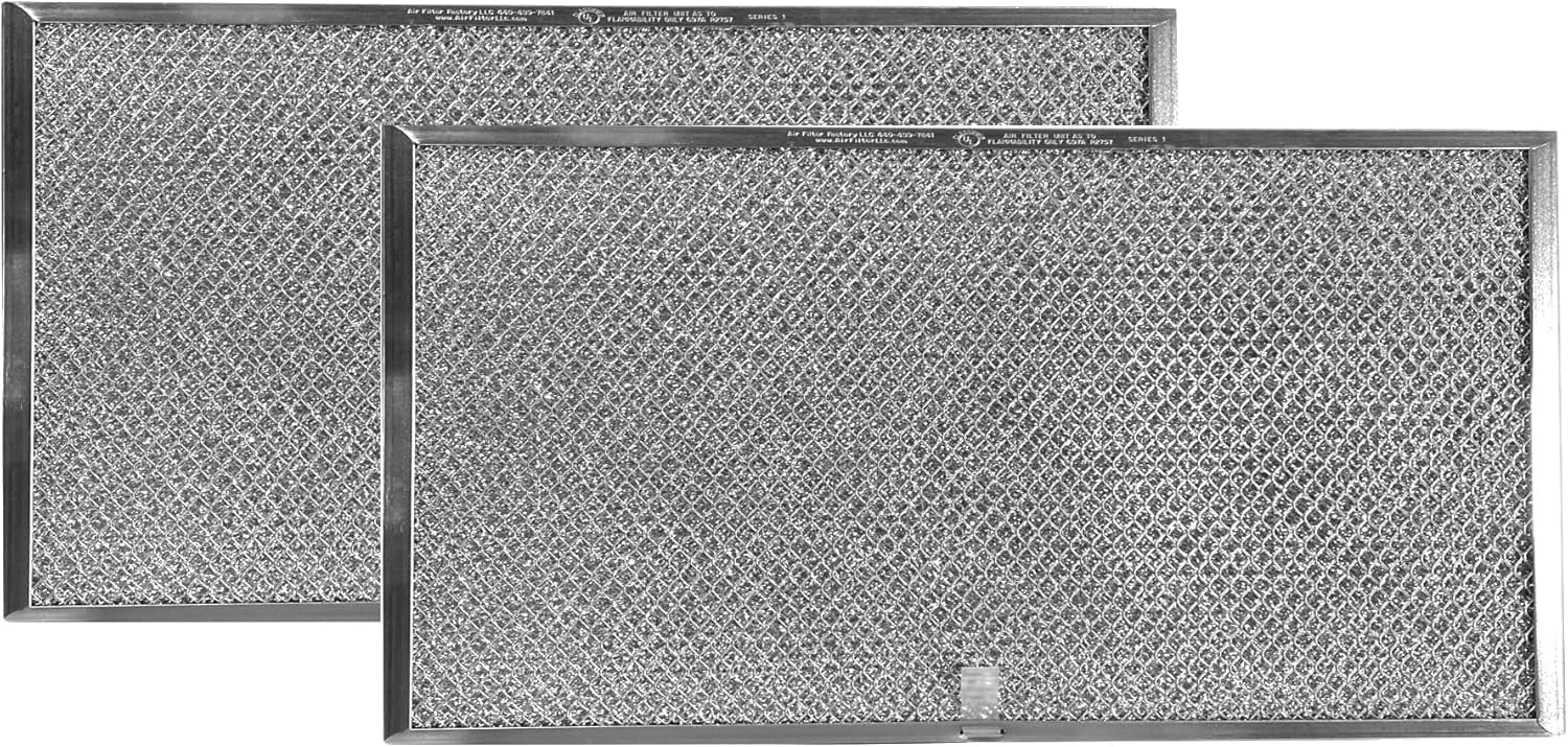 Air Filter Factory Replacement for F50E1075 Honeywell HVAC Aluminum Pre/Post Filters 2-Pack