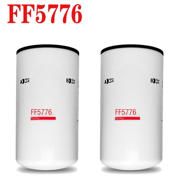 2 Pack FF5776 Fuel Filter For Cummins 2893612 Oil Filter