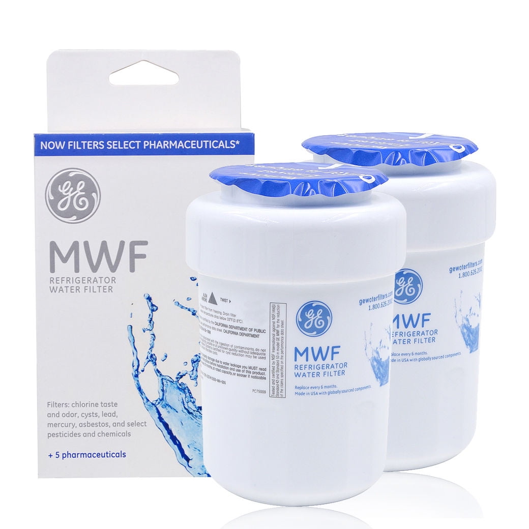 2 Pack Refrigerator Water Filter for MWF MWFP GWF 469991, NSF Certified Replacement