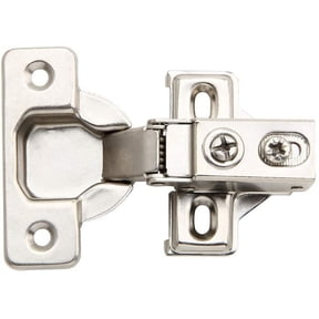 2 Pack - Face Frame Quiet Soft Close Cabinet Door Hinges, 1/2 Inch Overlay, with Built-in Metal Dampers, Strong Heavy Duty Steel for Kitchen Bathroom