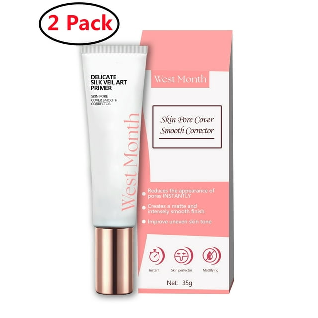 2 Pack Face Primer Pore Base Gel Cream, Isolation Concealer Cream