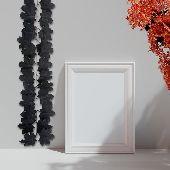 2 Pack Fall Maple Leaf Garlands - 3.5FT Artificial Autumn Foliage Vines for Thanksgiving Mantel, Door, Wall & Table Decor