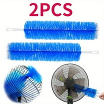 2 Pack Fan Cleaner for Stand Up Fans, Fan Cleaning Brush Microfiber Head Cobweb Duster Bendable Reusable Dirt Remover Flexible for Air Conditioning Home Car Vents Shutters Ceiling