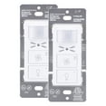 thumbnail image 1 of 2 Pack Fan Light Switch with Humidity Sensor + PIR Motion Sensor, Humidity Monitoring & Light Control for Bathrooms, Basements, 1 of 7