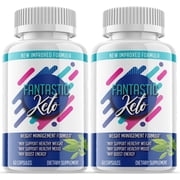 2 Pack Fantastic Keto - Keto Weight Loss Formula - Energy & Focus Boosting Dietary Supplements for Weight Management & Metabolism - Advanced Fat Burn Raspberry Ketones Pills - 120 Capsules