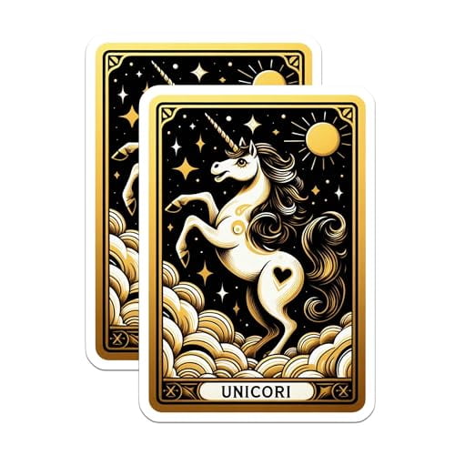 (2 Pack) Fantasy Artwork Magnet - Enchanting Horse Design - Mythical Creatures - 5" On Longest Side - Sticks to Smooth Flat Surfaces - Made in USA - MAG10133