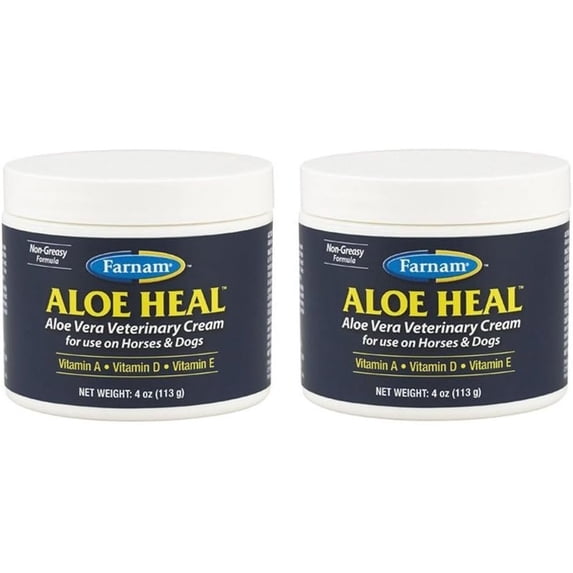 2 Pack Farnam Aloe Heal Veterinary Cream with Aloe