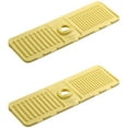 thumbnail image 1 of 2-Pack Faucet Drying Mat | Water Flow Pad & Sink Guard for Kitchen & Bathroom | 44.5X14.5Cm Splash Protection Mat | Reusable Countertop Protector & Storage Pad for Sponges & Soap, 1 of 2