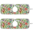 thumbnail image 1 of 2 Pack Faucet Mat Splash Guard for Kitchen Sink,Beautiful Tropical Flora Birds Butterfly 30"x5" Super Absorbent Microfiber Sink Protector Mat, Kitchen Sink Mat Kitchen Sink Accessories, 1 of 7