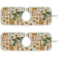 thumbnail image 1 of 2 Pack Faucet Mat Splash Guard for Kitchen Sink,Cartoon Giraffe African Animals 30x5 Inch Super Absorbent Microfiber Sink Protector Mat, Kitchen Sink Mat Machine Washable Kitchen Sink Accessories, 1 of 7